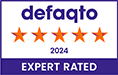 Defaqto 2024 5 star rating